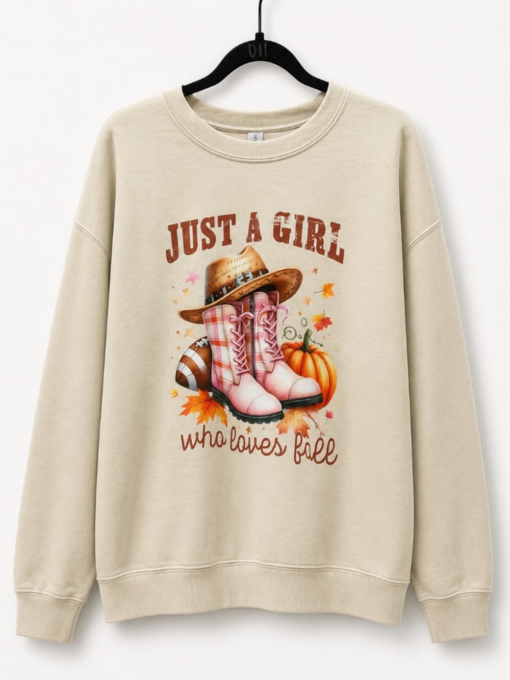 New Crew Neck-Just a Girl Who Loves Fall